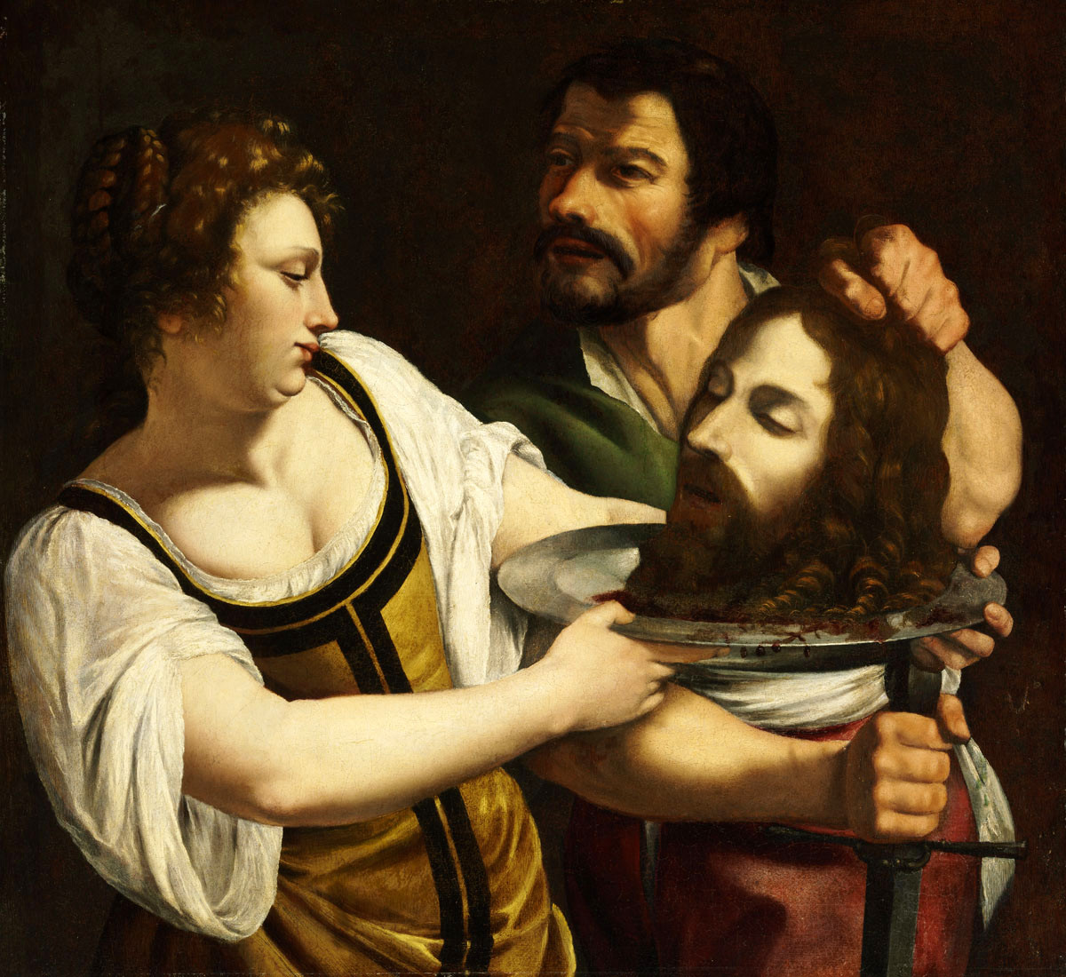 Salome with the Head of Saint John the Baptist by Artemisia Gentileschi ca. 1610-1615